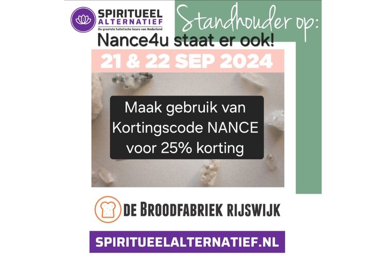 Nance4u op Spiritueel Alternatief beurs