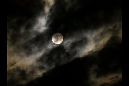 Zichtbaarheid maansverduistering afhankelijk van bewolking boven Duitsland