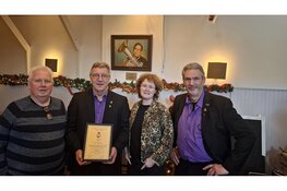 Muziekvereniging Kunst Na Arbeid huldigt haar jubilarissen