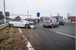 Aanrijding op A29 richting Barendrecht