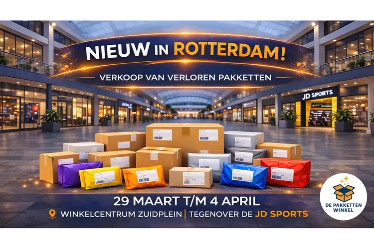 Populaire ‘verloren pakketten’-pop-up komt naar Rotterdam